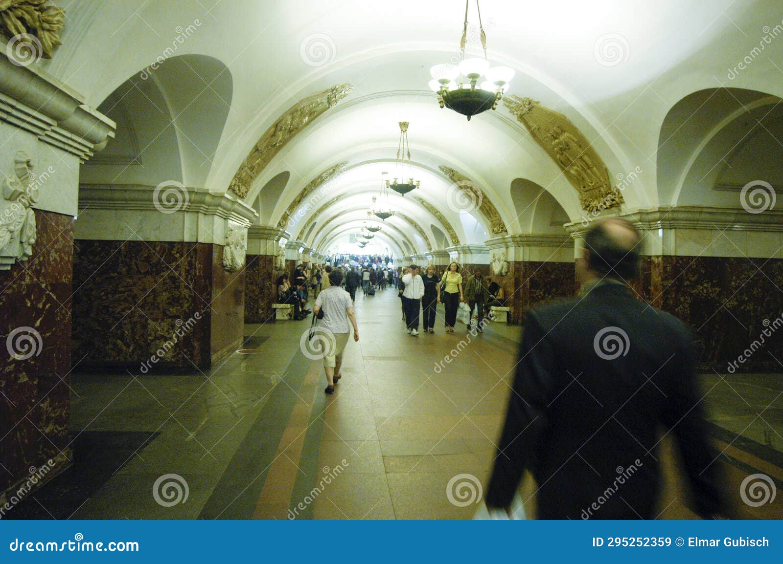 The Famous Underground in Moscow Russia Editorial Stock Image Image