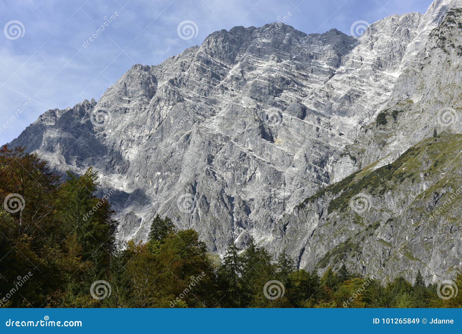 watzmann mountains near berchtesgaden, bavaria, germany