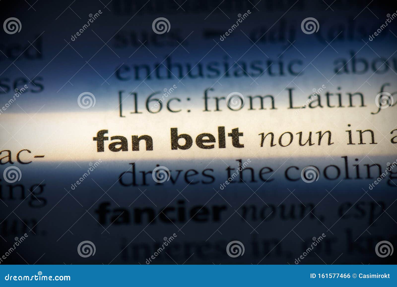Fan belt stock photo. Image of concept, belt, idea, etymology 161577466
