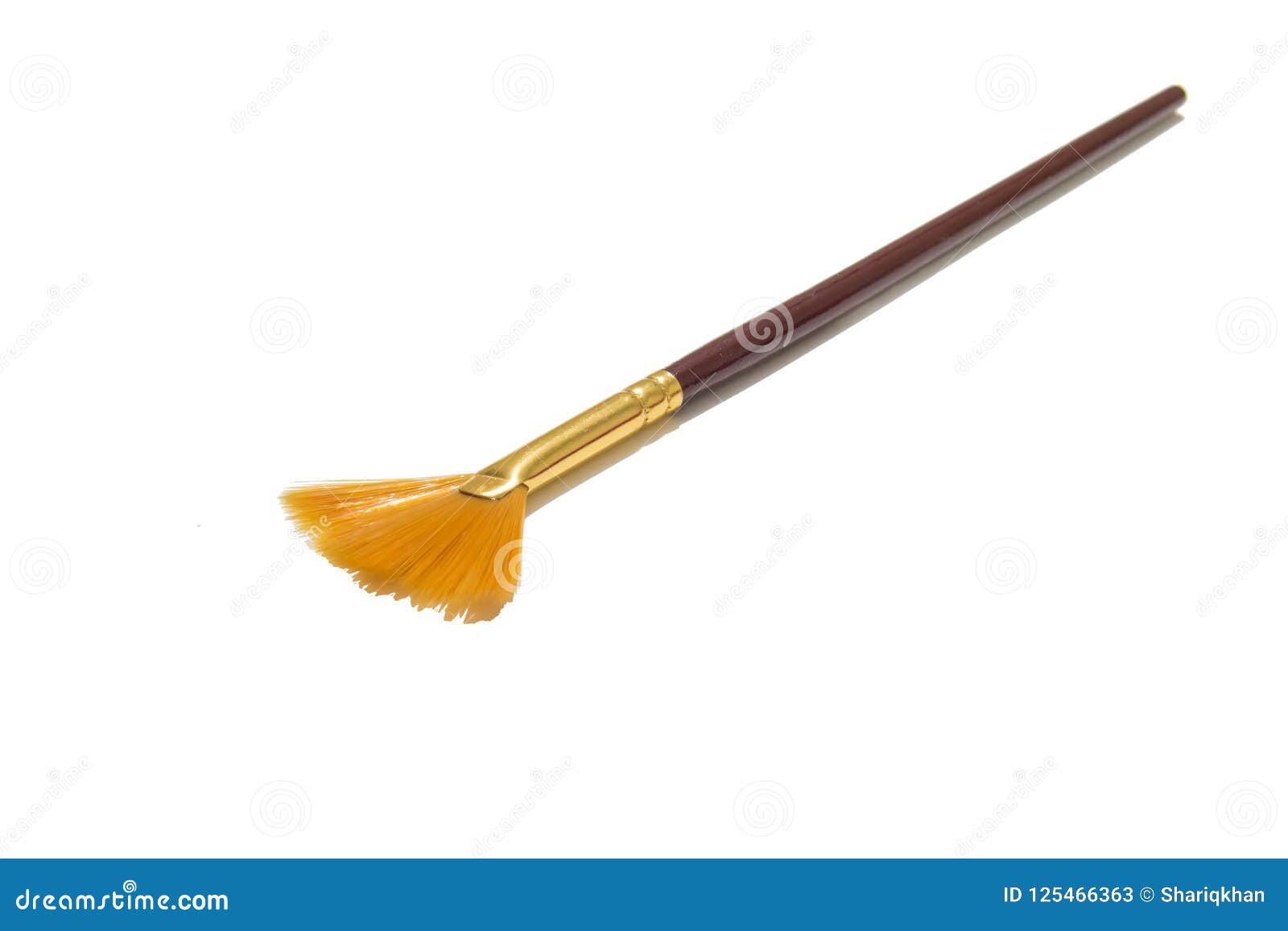 Fan Brush for painting stock image. Image of effect - 125466363