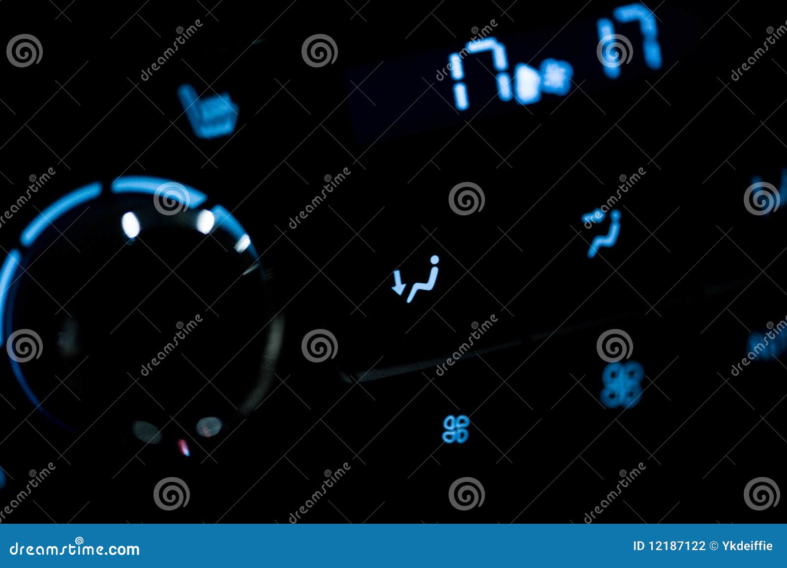 Fan button of car stock photo. Image of beautiful, technology 12187122