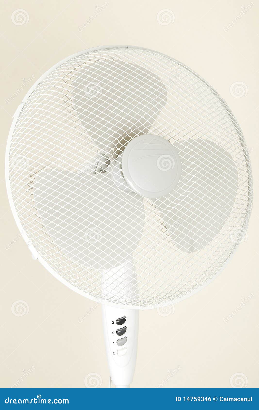 Isoleren behuizing Fervent Fan, Ventilator for Hot Summer Days Stock Photo - Image of isolated,  climate: 14759346