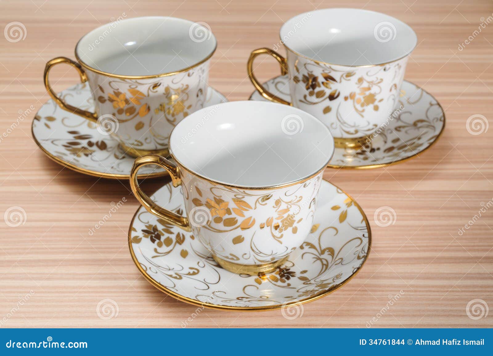 Fancy Cup & Saucer Isolated on a Table Stock Photo Image of spring