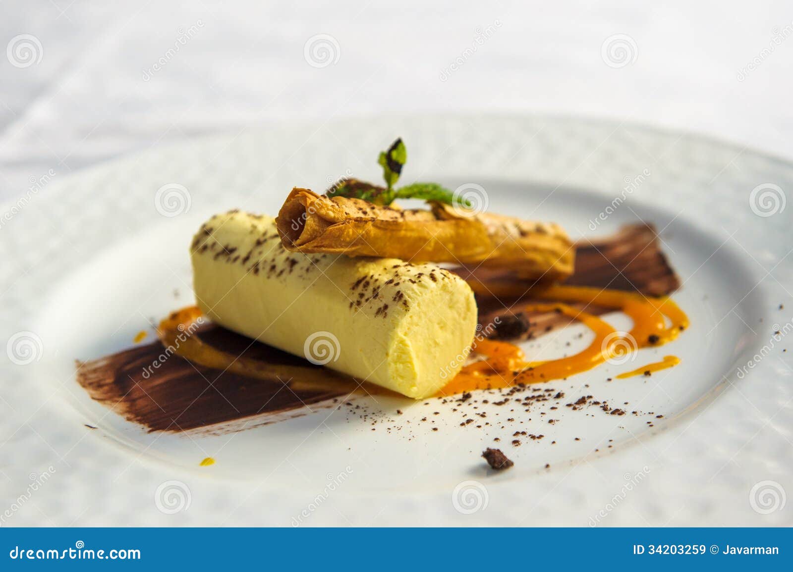 Fancy dessert stock image. Image of creativity, french 34203259