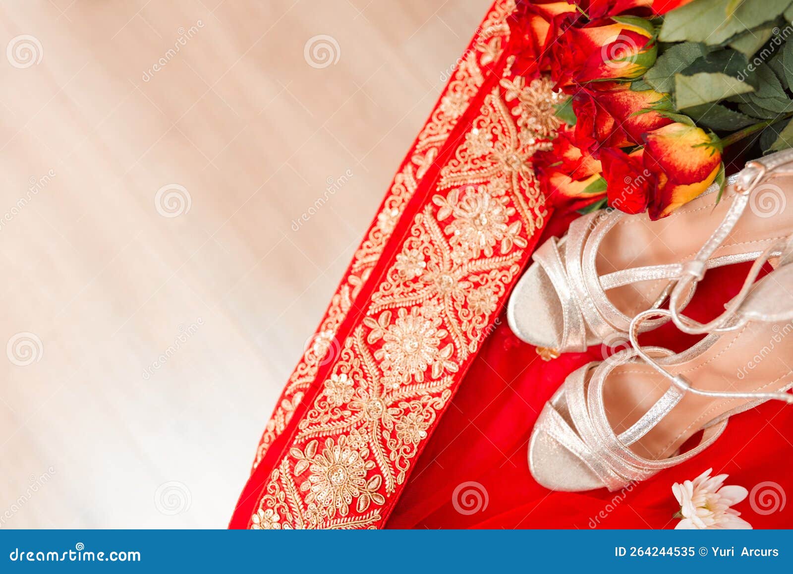Fancy Footwear for a Special Day. High Angle Shot of Two Formal Womens ...