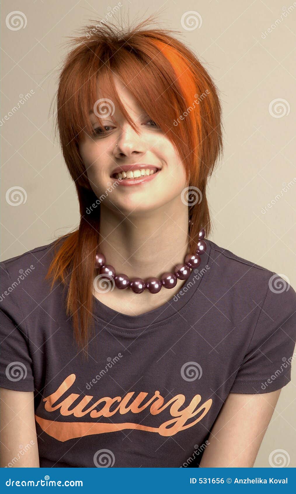 Fancy Hair Girl 1 Royalty Free Stock Image - Image: 531656