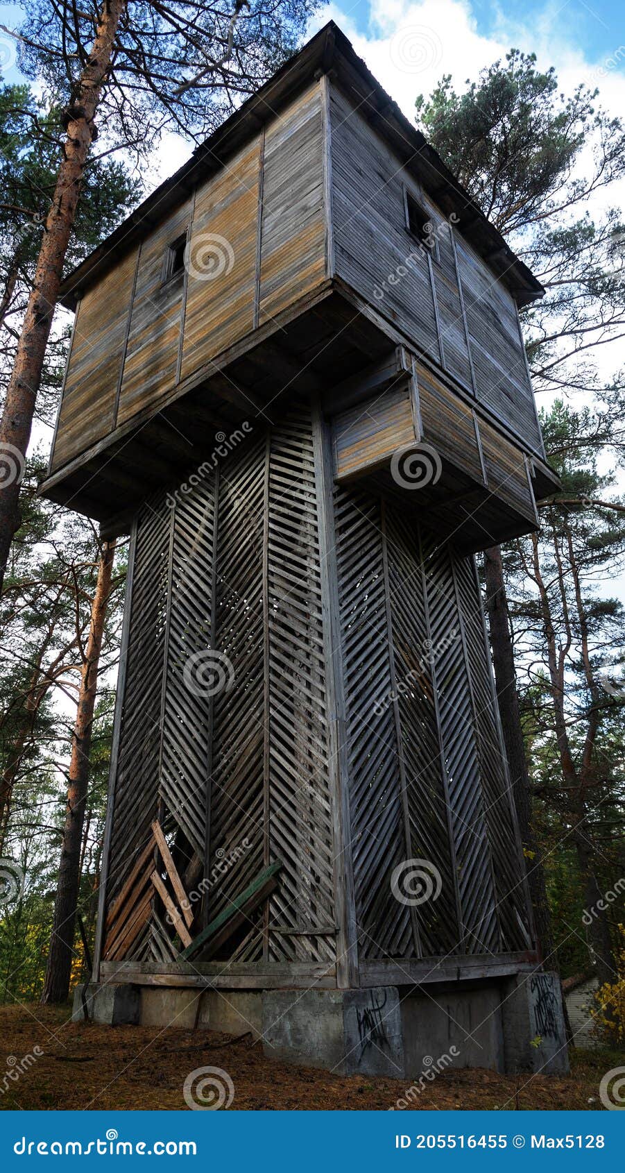 fancy home and observation tower