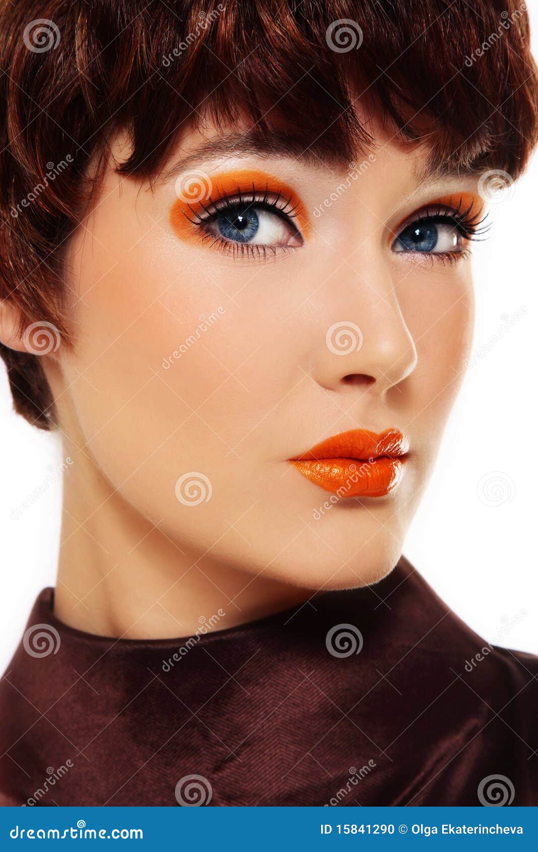 Fancy make-up stock photo. Image of beautiful, beauty - 15841290