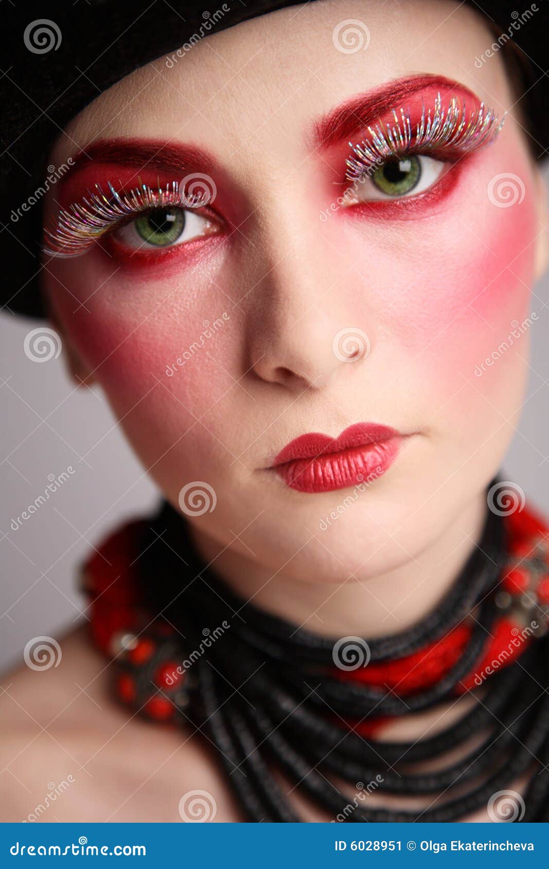 Fancy makeup stock image. Image of makeup, confidence - 6028951