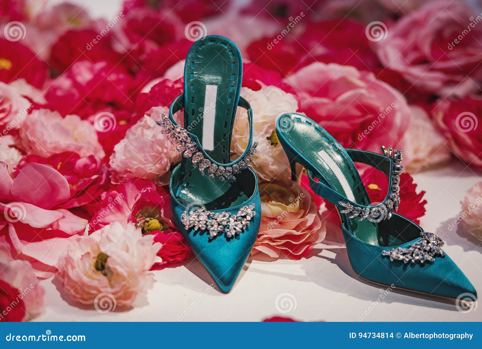 Fancy shoes stock photo. Image of decoration, flower 94734814
