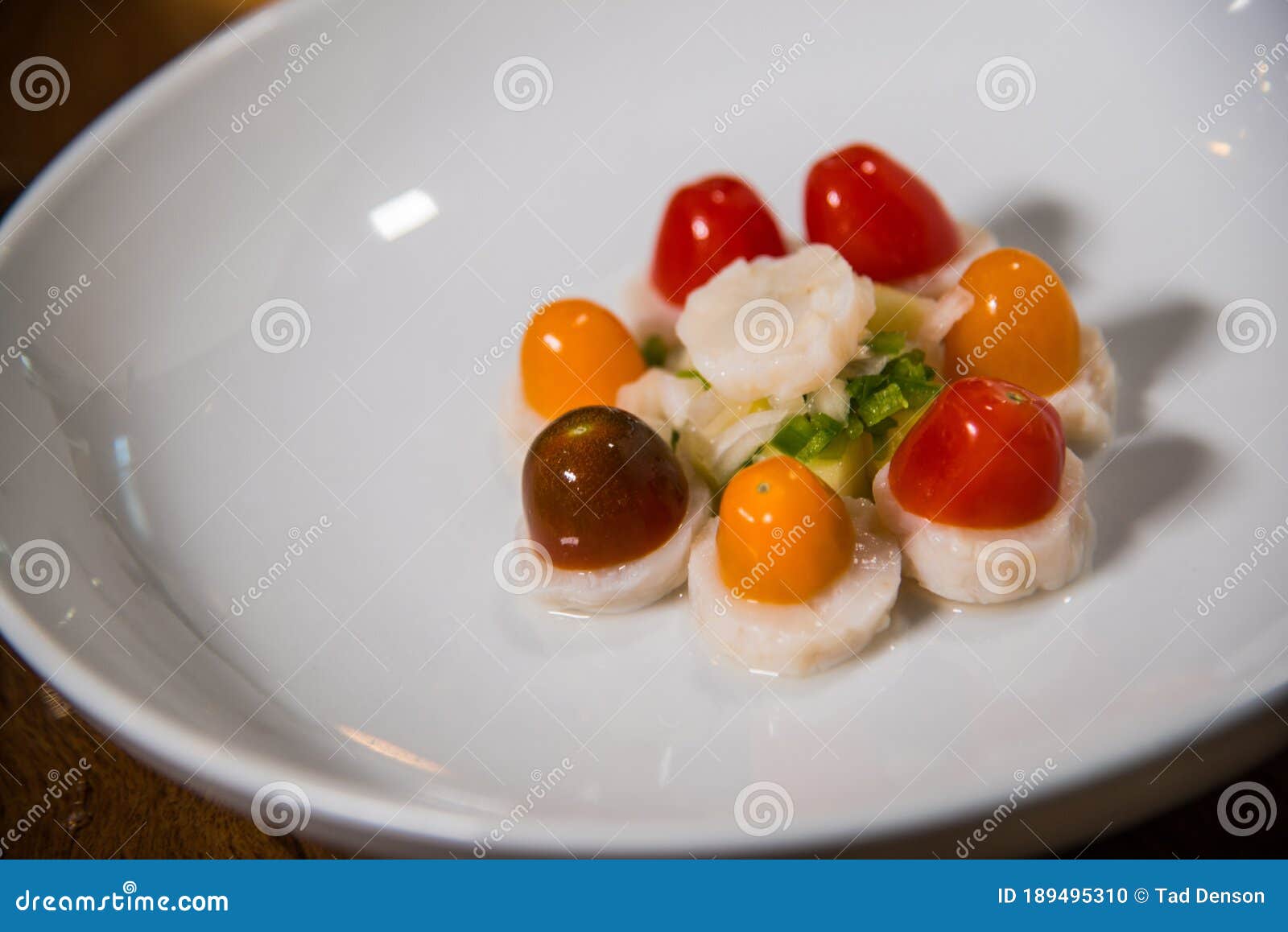 Fancy Tomato Appetizer stock photo. Image of appetizer 189495310