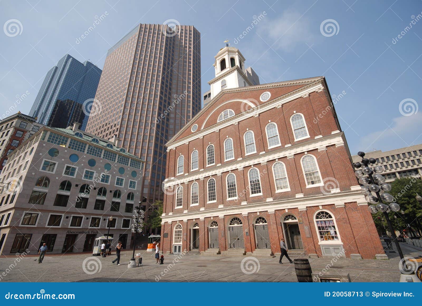 Faneuil Hall, Boston editorial stock photo. Image of skyscraper 20058713
