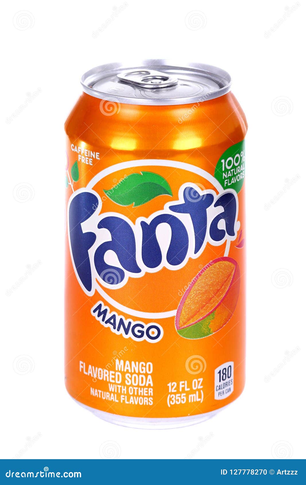 Fanta Mango imagen editorial. Imagen de bebida, anuncio - 127778270