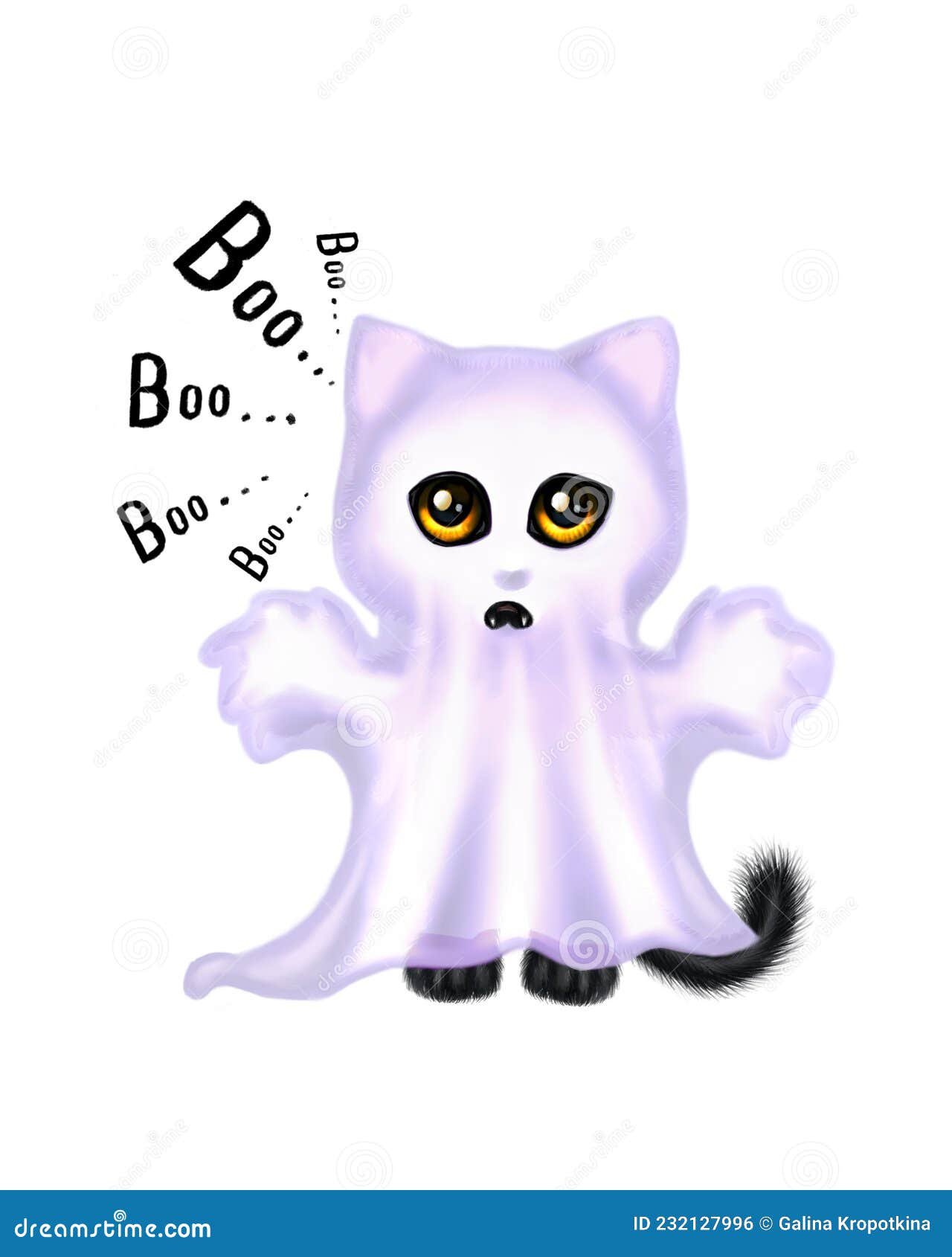 Elementos de desenho animado de halloween e letras boo