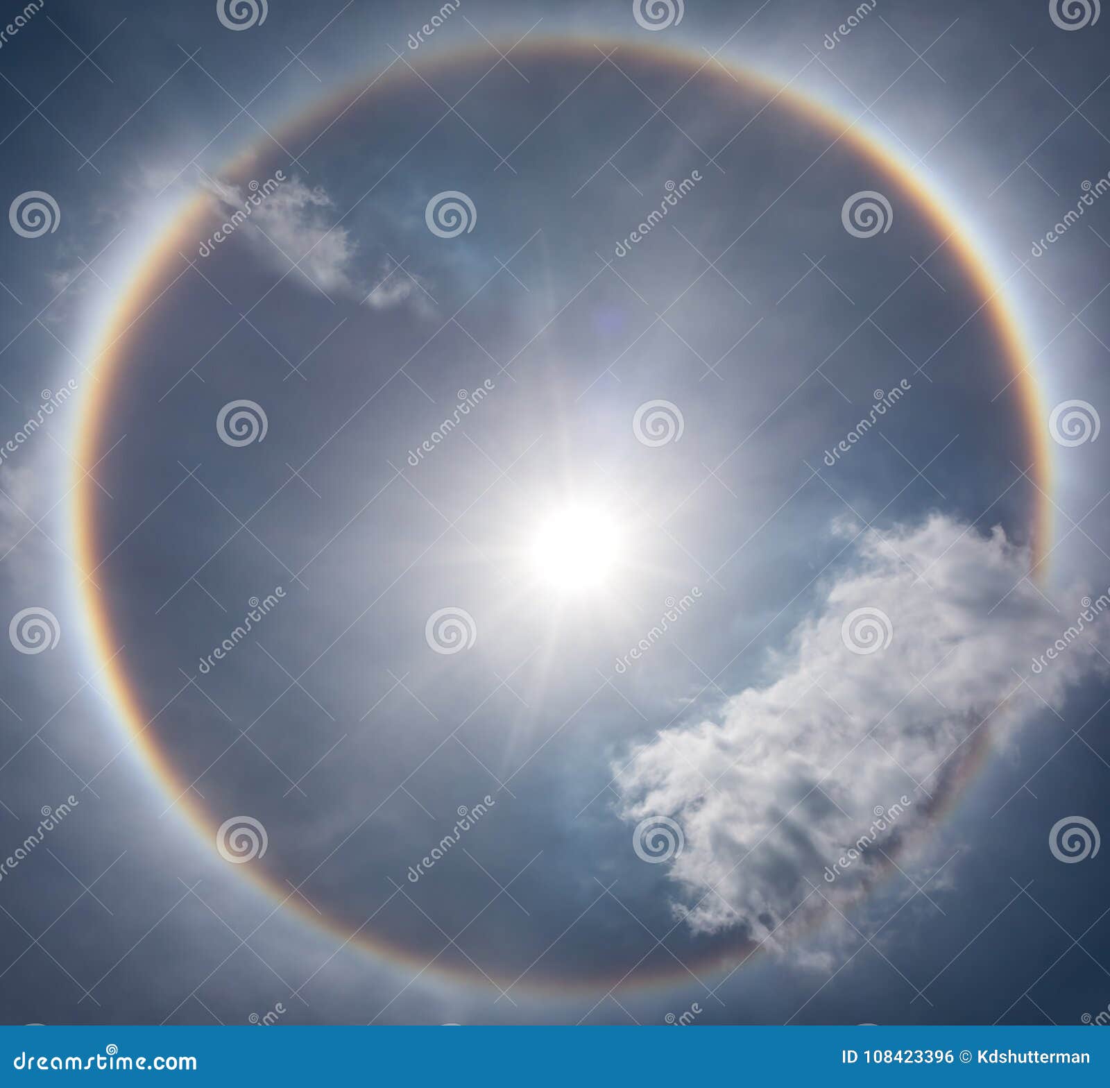 Rainbow Ring around the Sun : r/pics
