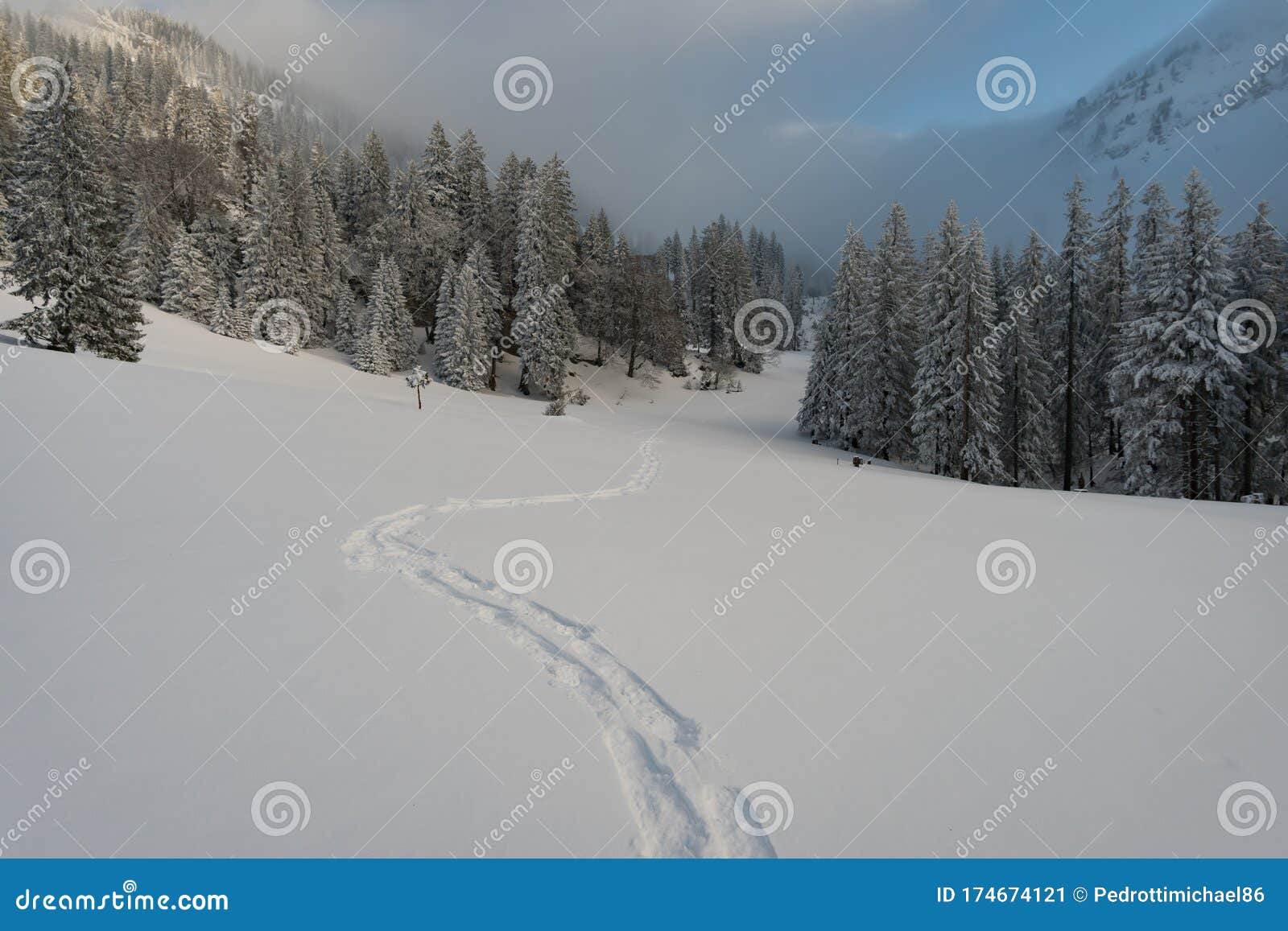 snowshoe tour on the hochgrat in the allgau