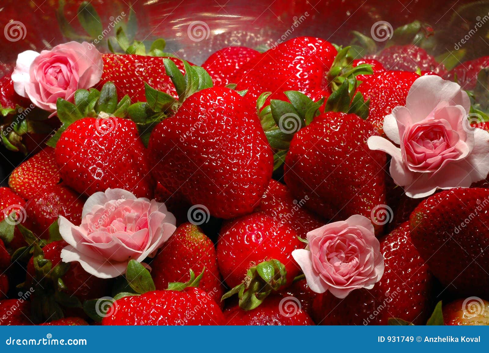 Fantastic Strawberries Blossom Stock Image Image of ingredients