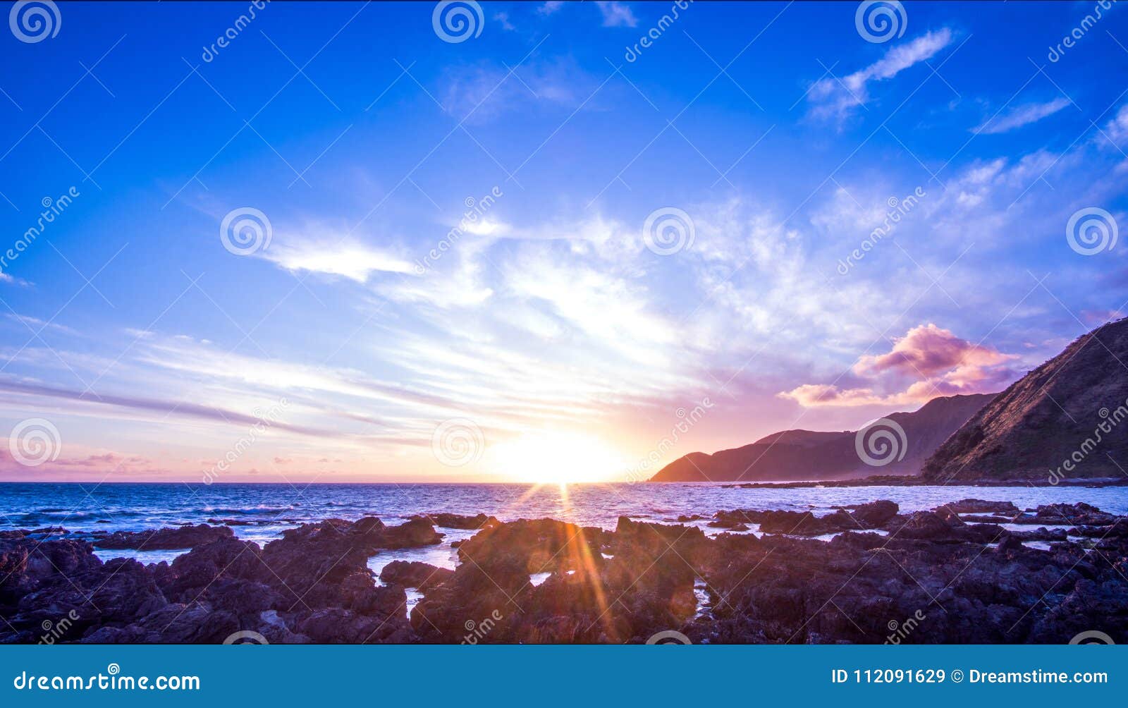 Sunset photo sets kiwi Daylight saving