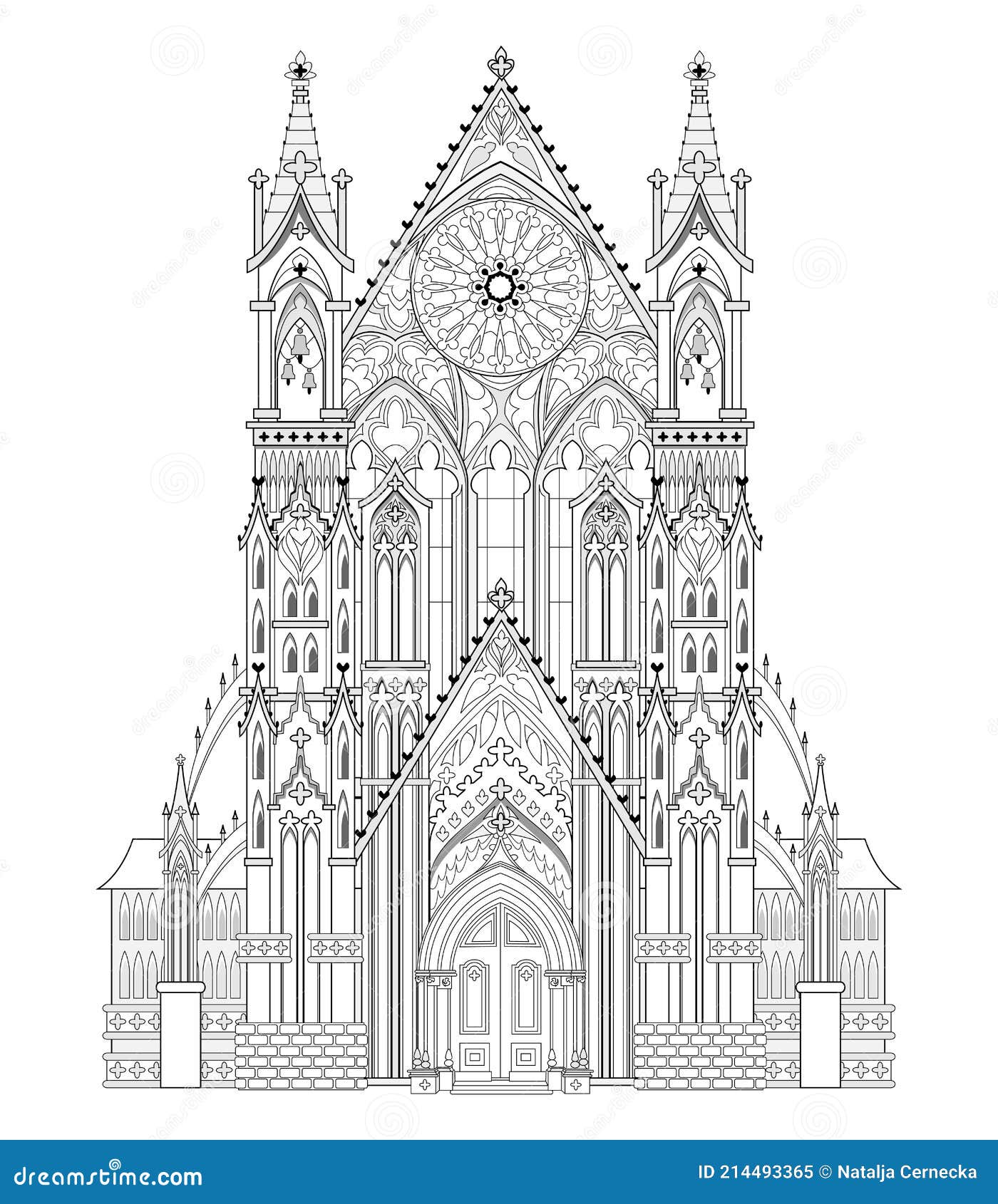 gothic castle drawings