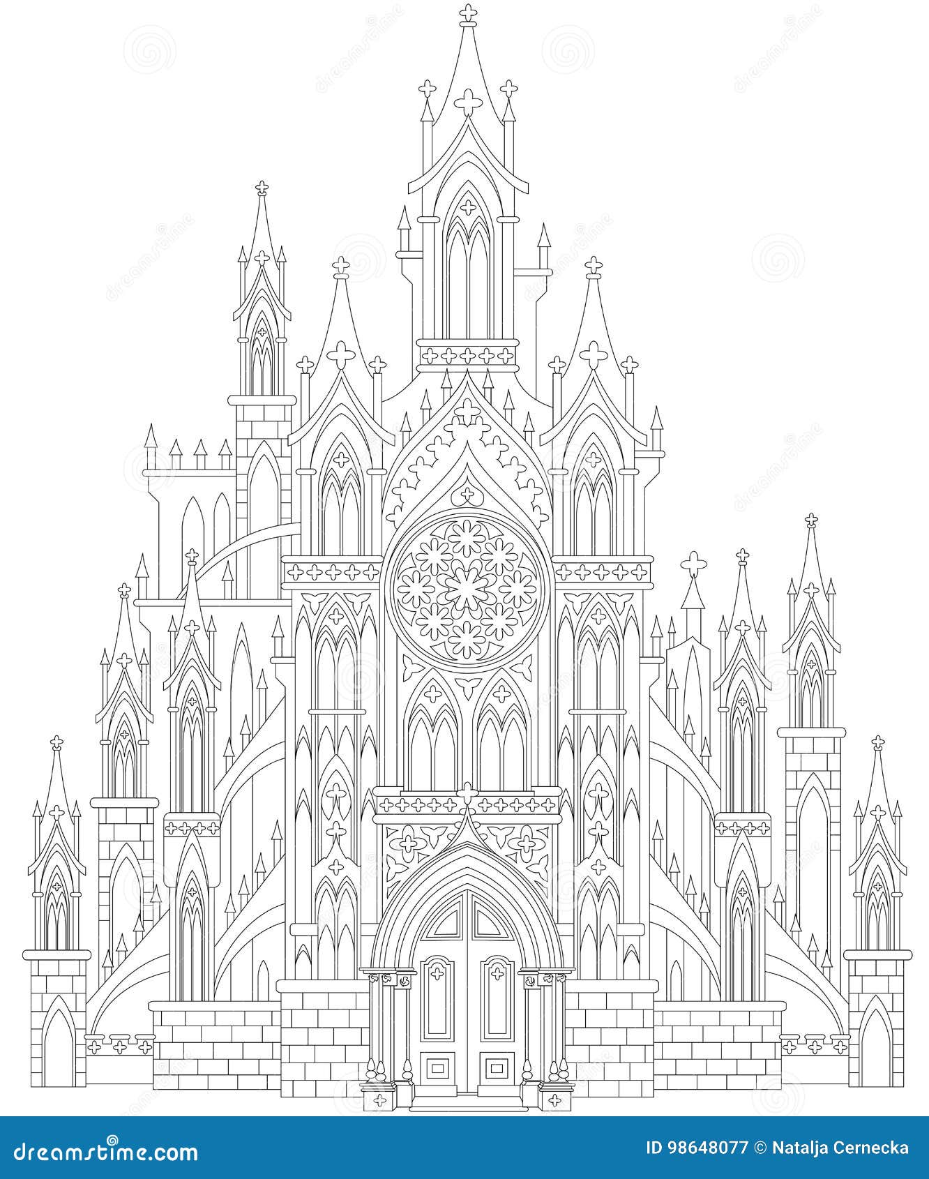 gothic castle drawings