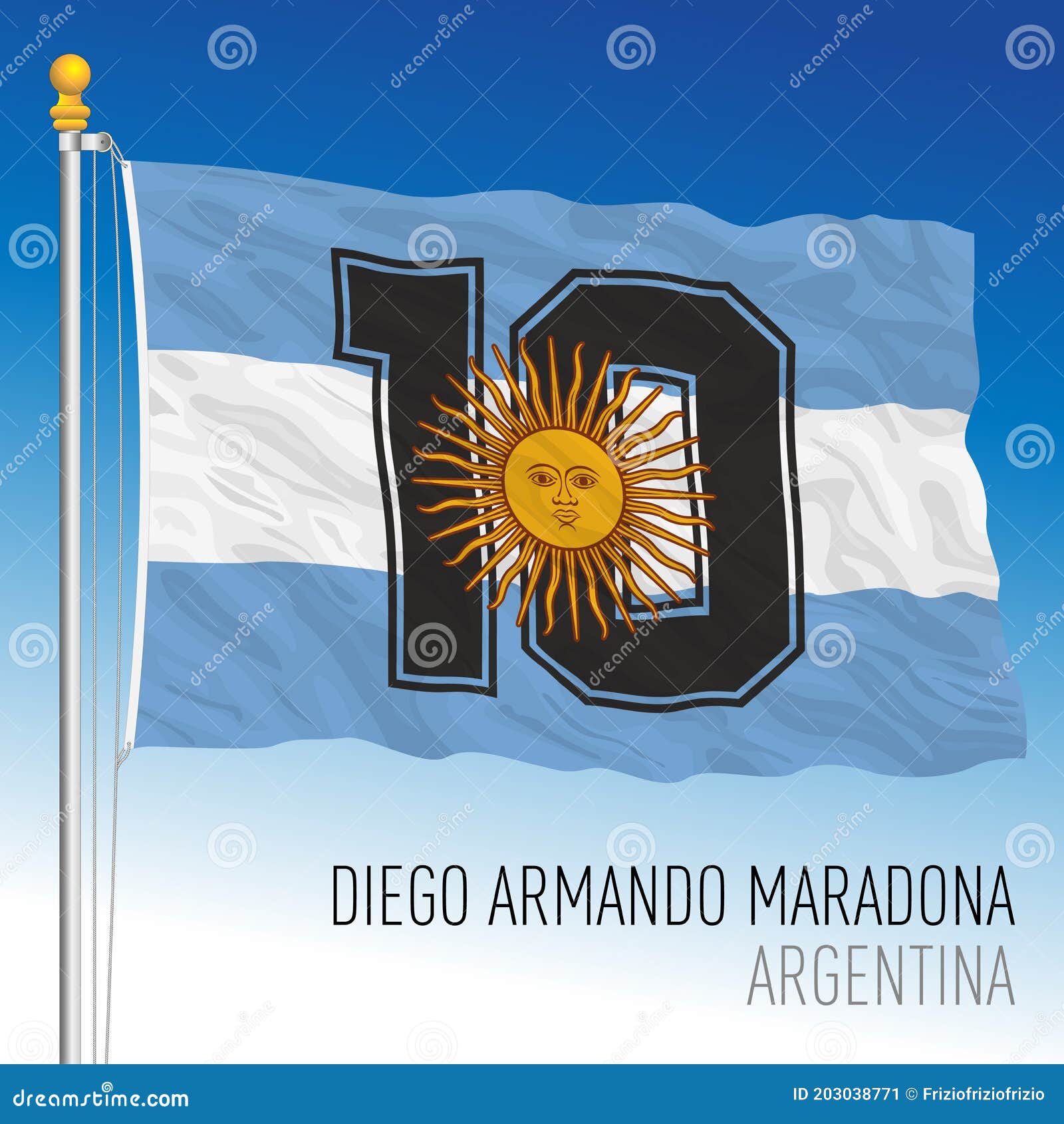 1 bandierone gigante MARADONA 320x220cm circa ARGENTINA EL PIBE DE ORO FLAG 