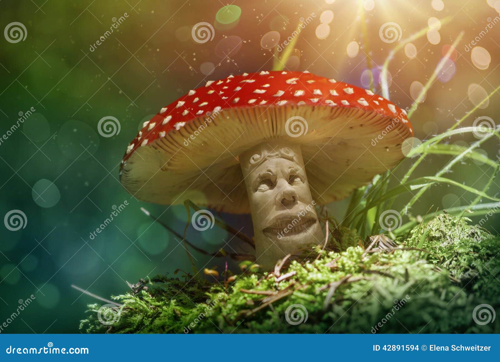 Fantasy Mushroom Stock Photo - Image: 42891594