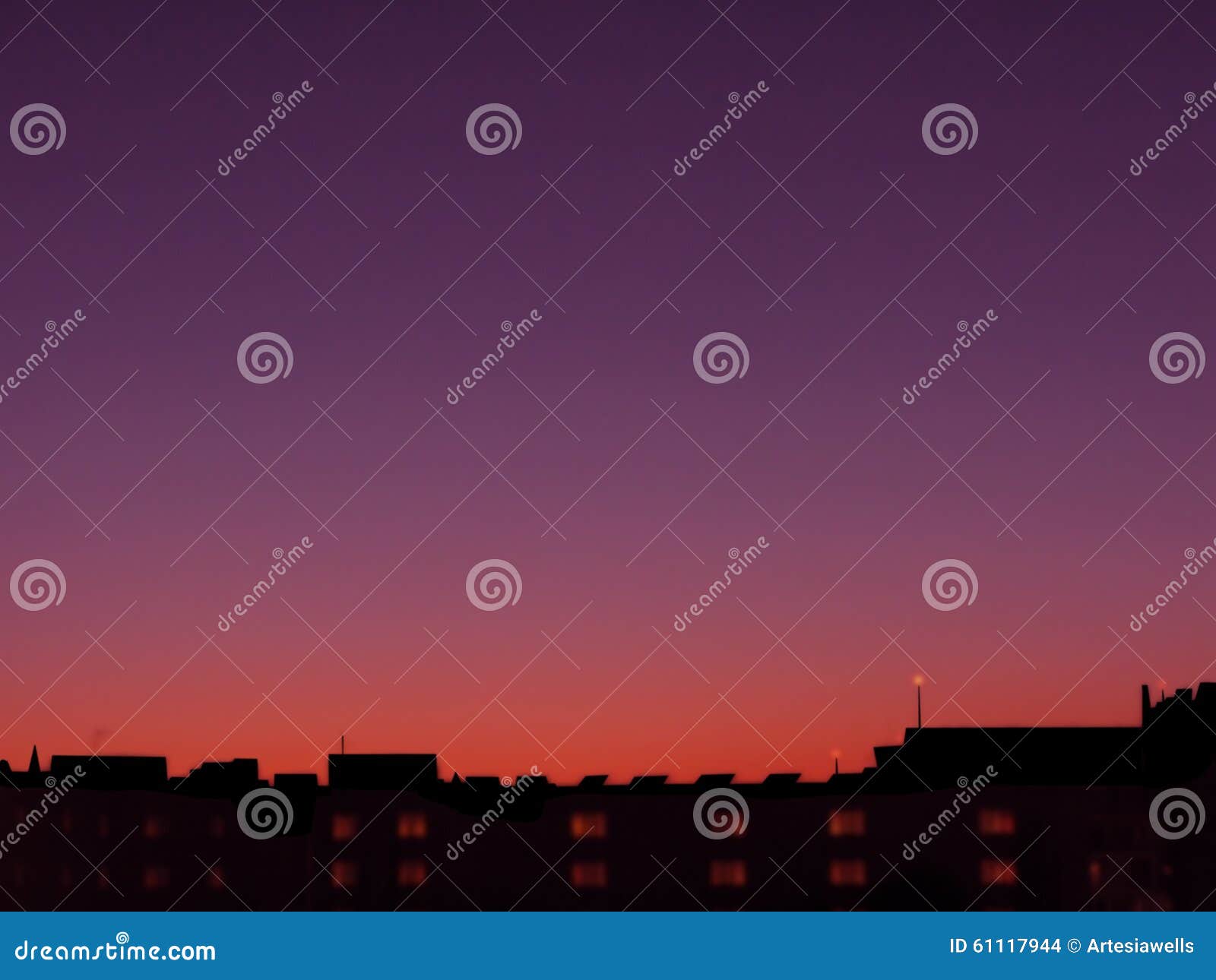 Fantasy skyline city stock photo. Image of abstract, buildigns - 61117944