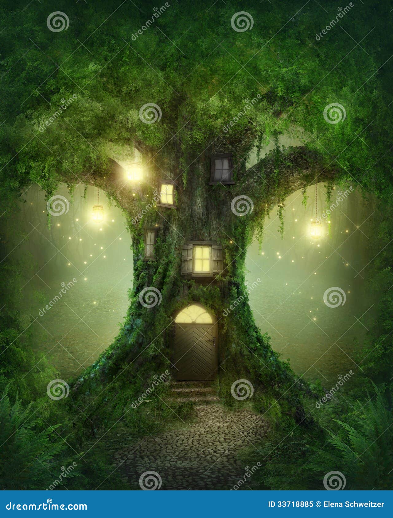 fantasy tree house