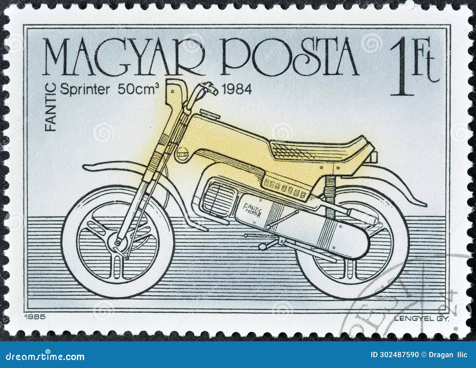 Fantic Sprinter motorcycle editorial image. Image of hungary 302487590