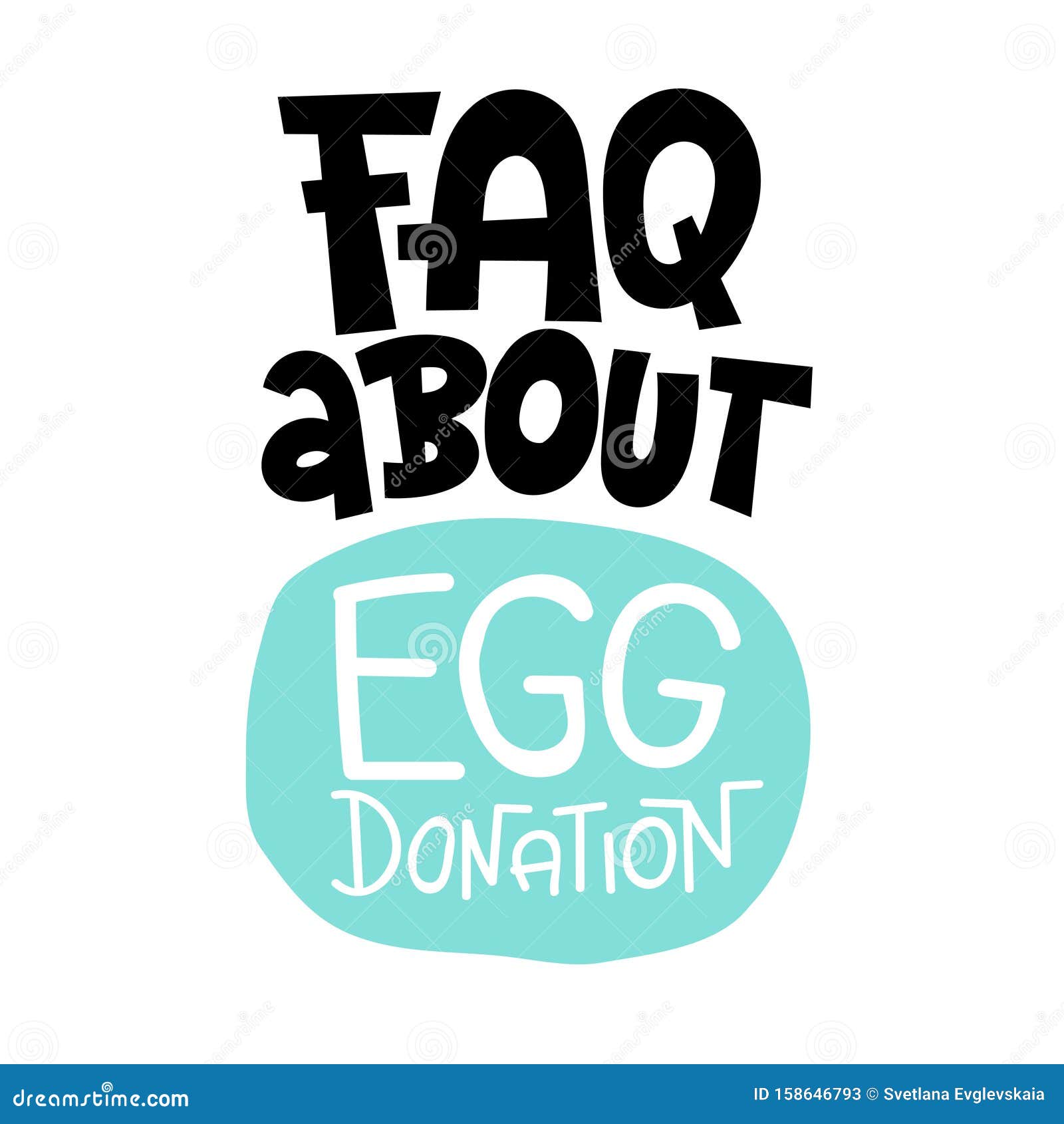 Egg Donation Lettering Quotes Stock Vector Illustration of motherhood