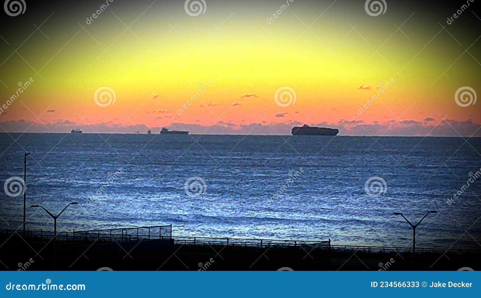Far rockaway beach stock image. Image of reflection 234566333
