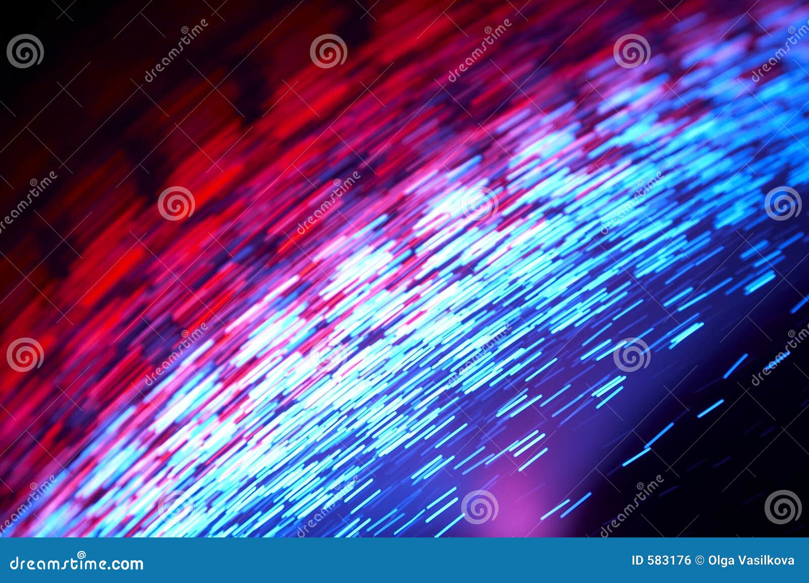 Farbige Strahlexplosion. Abstarct Hintergrund mit blueand roter Rayonexplosion