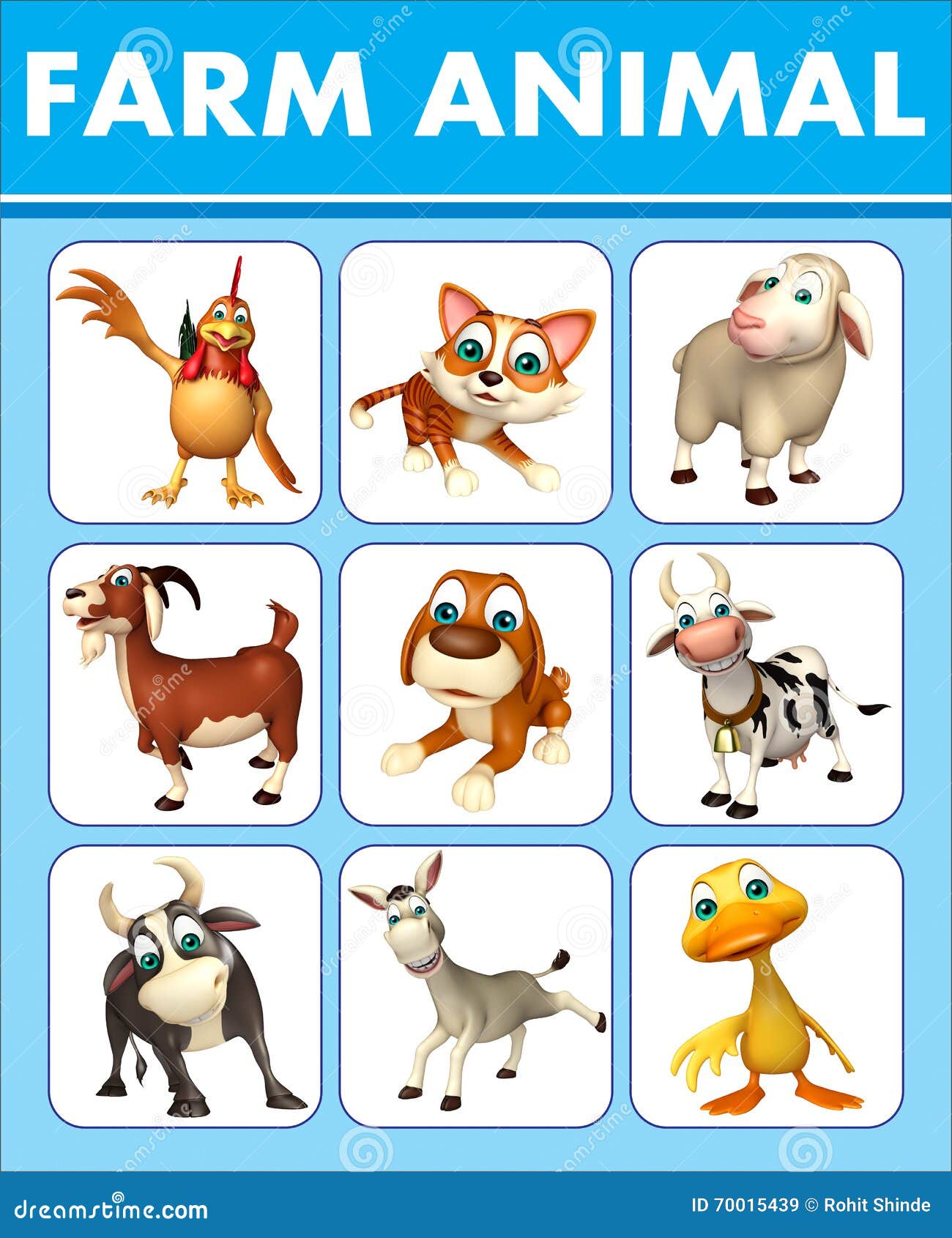 Animals Chart For Kindergarten