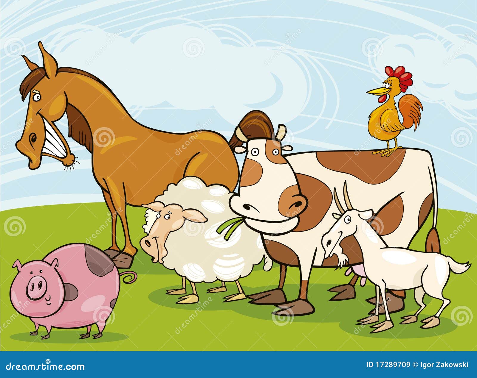 clipart farm animals cartoon - photo #34