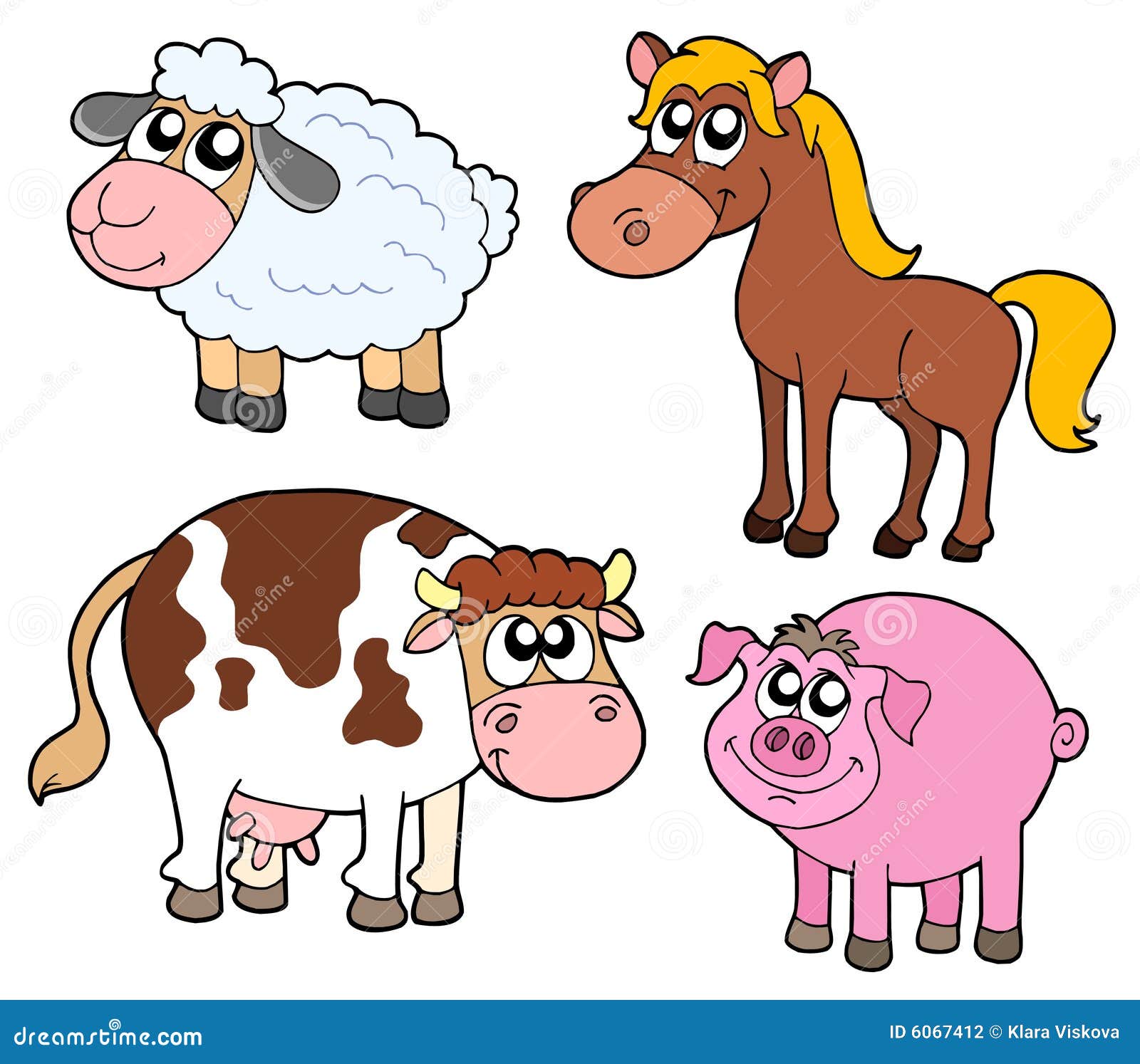 Корова лошадь свинья. Мультяшные коровы. Корова свинья баран. Корова и овца. Корова коза овца свинья