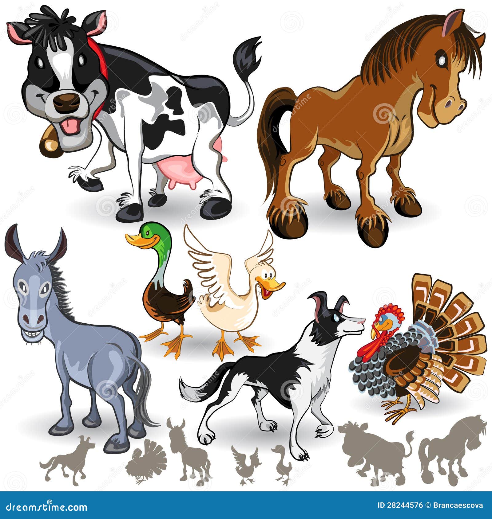 Farm Animals Collection Set 02 Stock Vector - Illustration of ducks, farms: 28244576 Farm Animals Collection Set 02 Stock Vector - Illustration of ducks, farms: 28244576