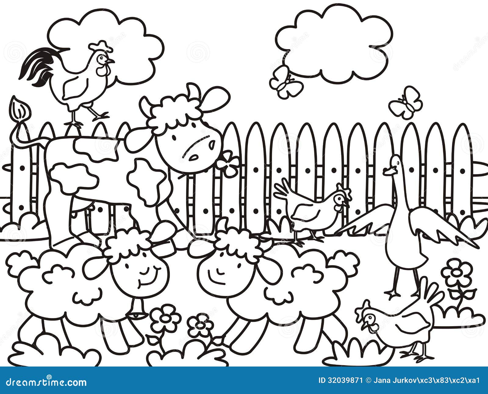 Farm Animals Coloring Book, Vector Illustration Stock Vector - Illustration of coloring, cloud: 32039871 Farm Animals Coloring Book, Vector Illustration Stock Vector - Illustration of coloring, cloud: 32039871