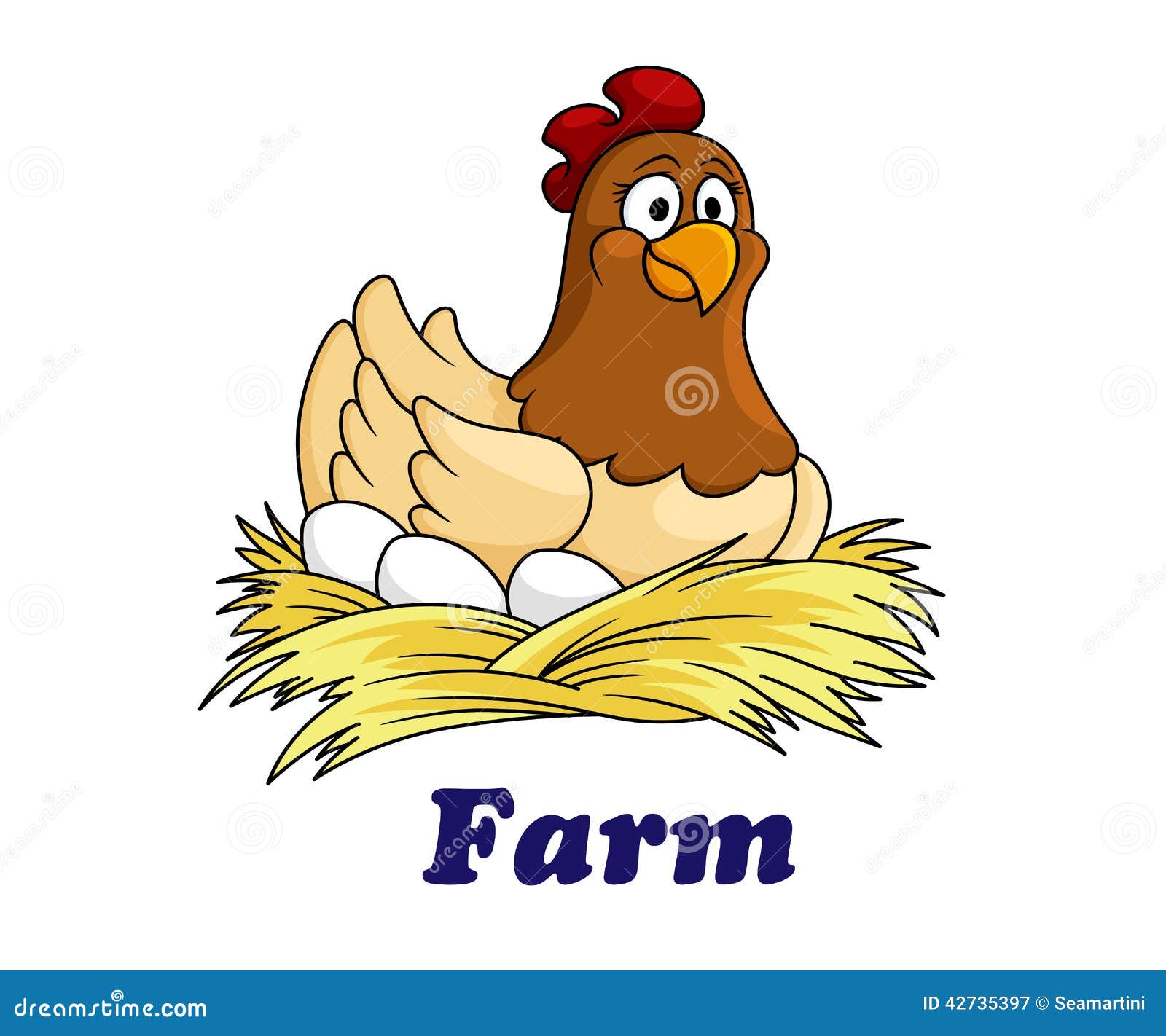 Hen Sitting Eggs Stock Illustrations – 272 Hen Sitting Eggs Stock  Illustrations, Vectors & Clipart - Dreamstime