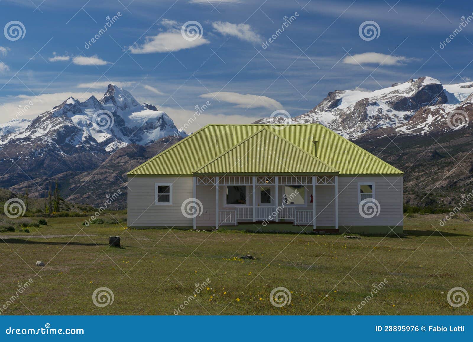 the farm of estancia cristina in los glaciares national park