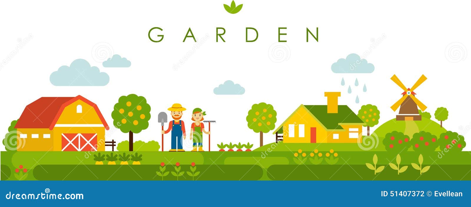 garden vector clipart - photo #42