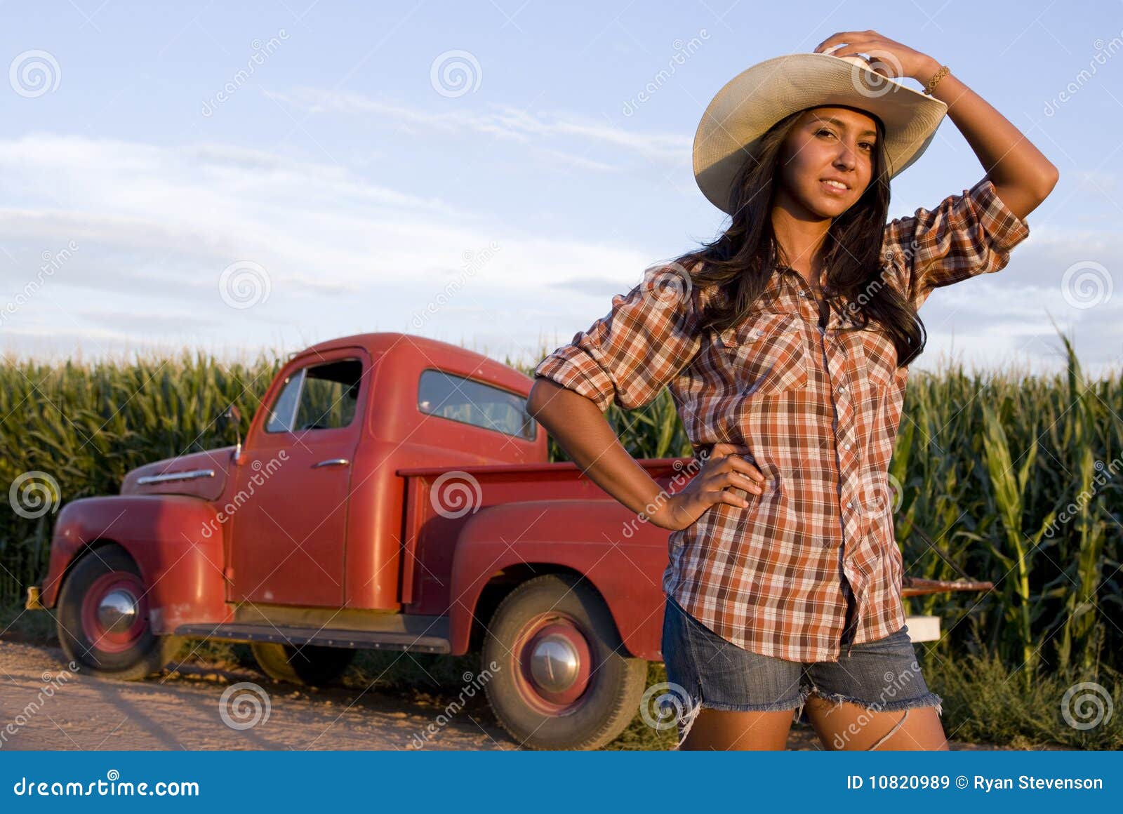 Farm Girl stock image. Image of complexion, arab, country - 10820989