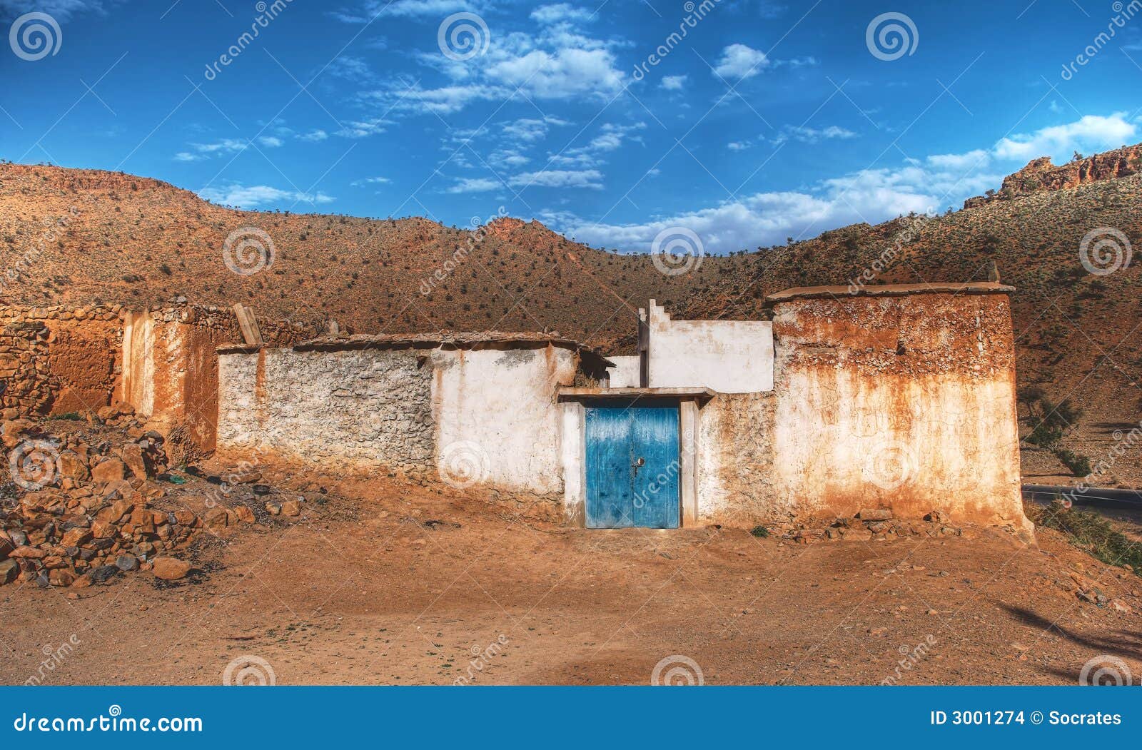 Farm house in Morocco stock photo. Image of historical 3001274