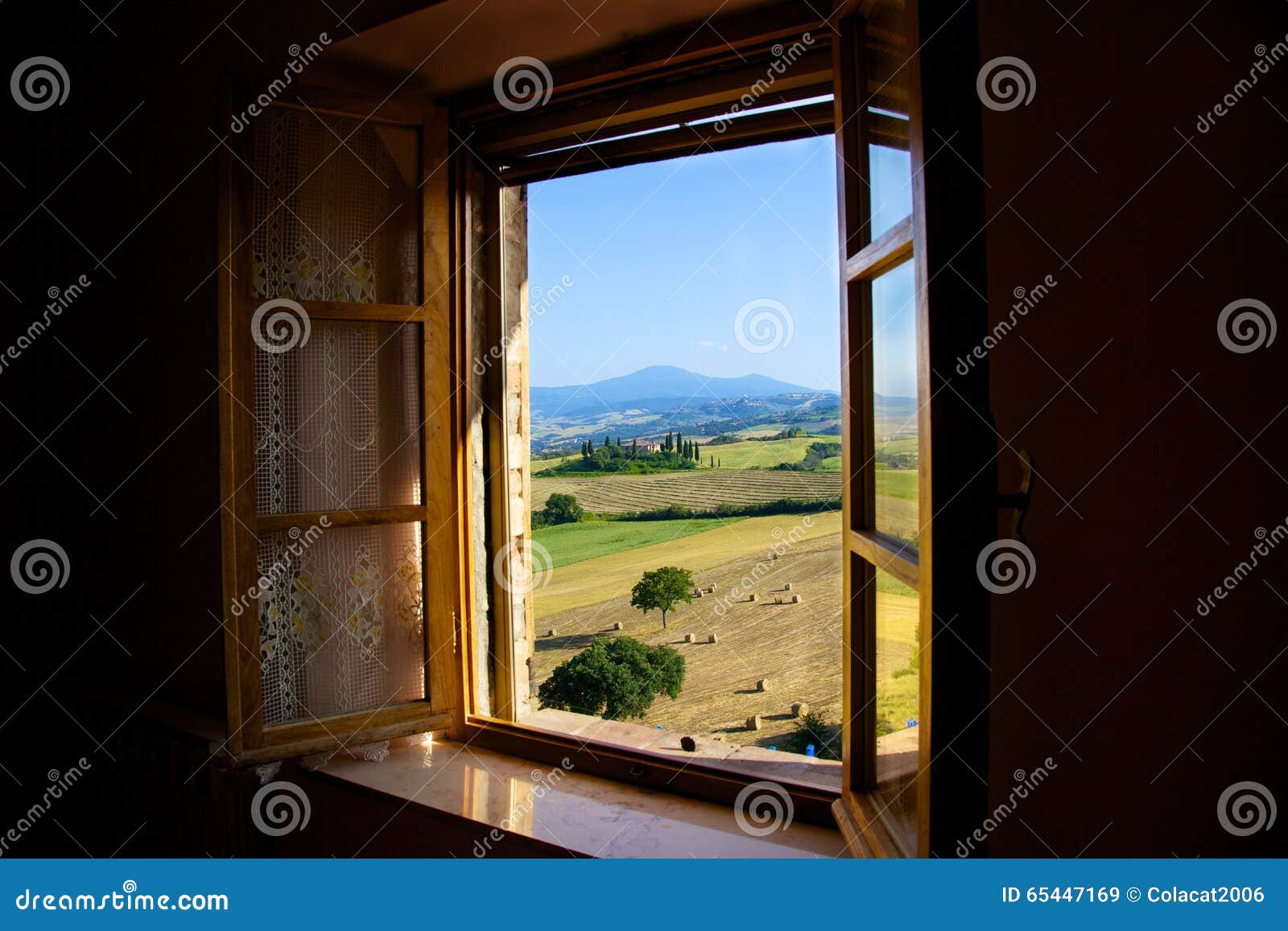 farm in pienza , most beautiful town in val d'orcia area, province of siena, italy