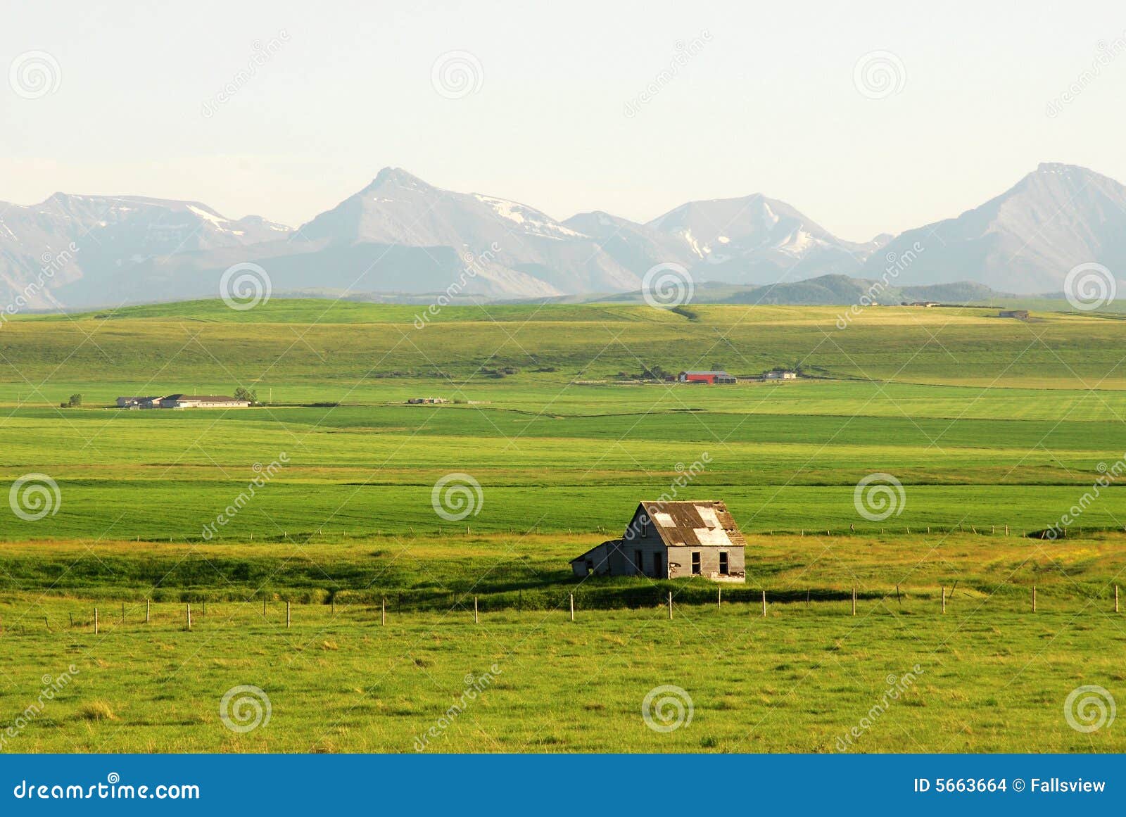 Farm on prairie stock photo. Image of alberta, nice, grass 5663664