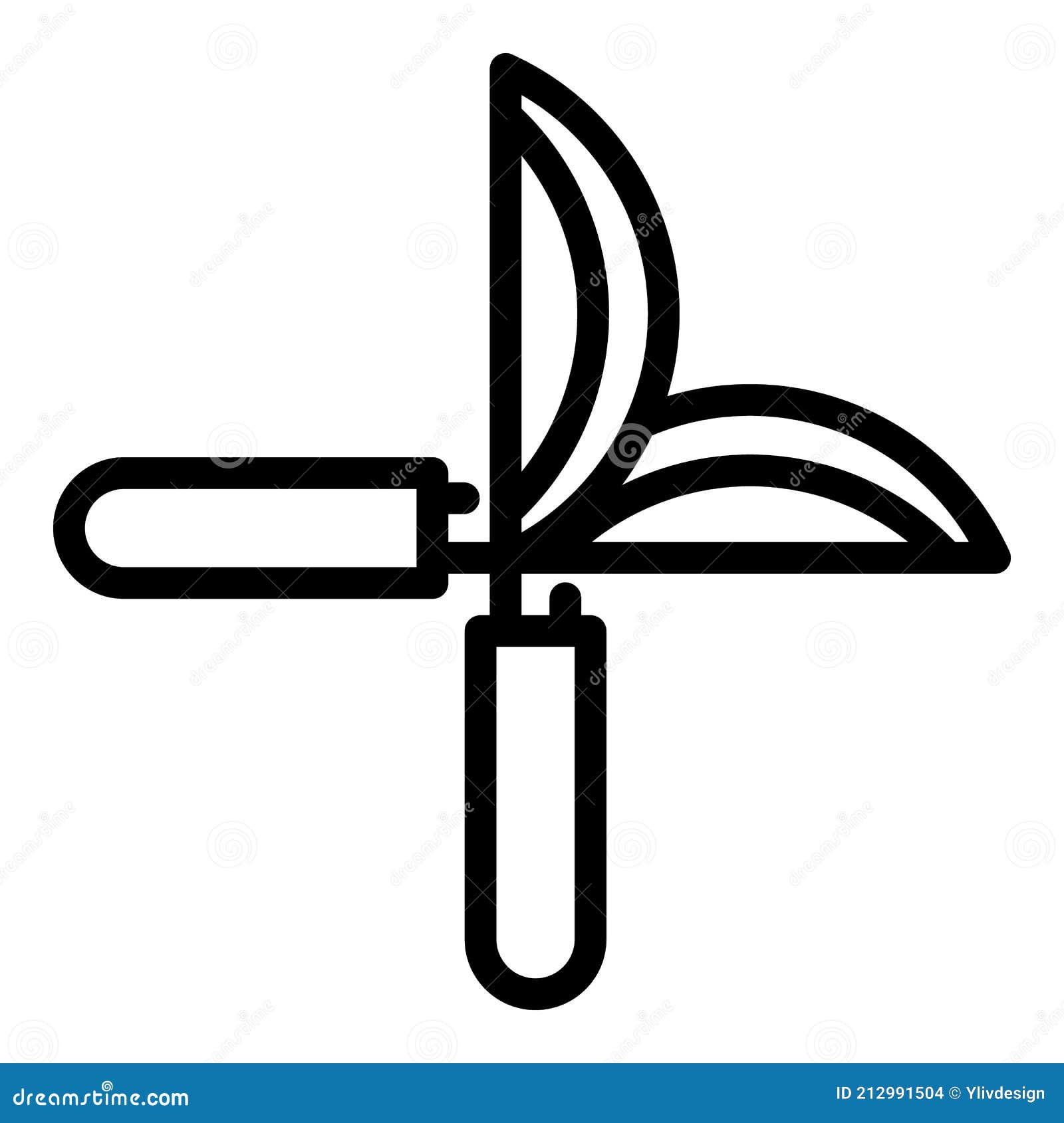 Pruners Icon. Trendy Pruners Logo Concept On White Background Fr Vector Illustration