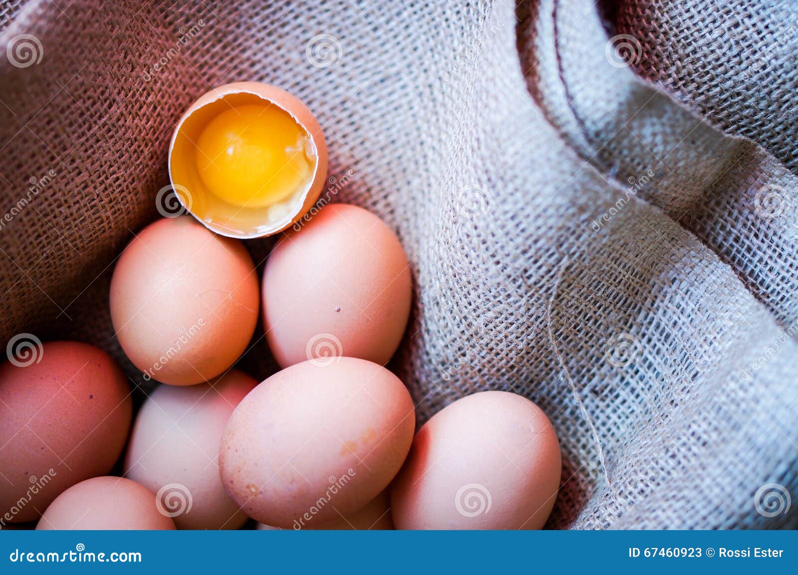 Farm Raised Brown Chicken Eggs Stock Image Image of liquid, cooking