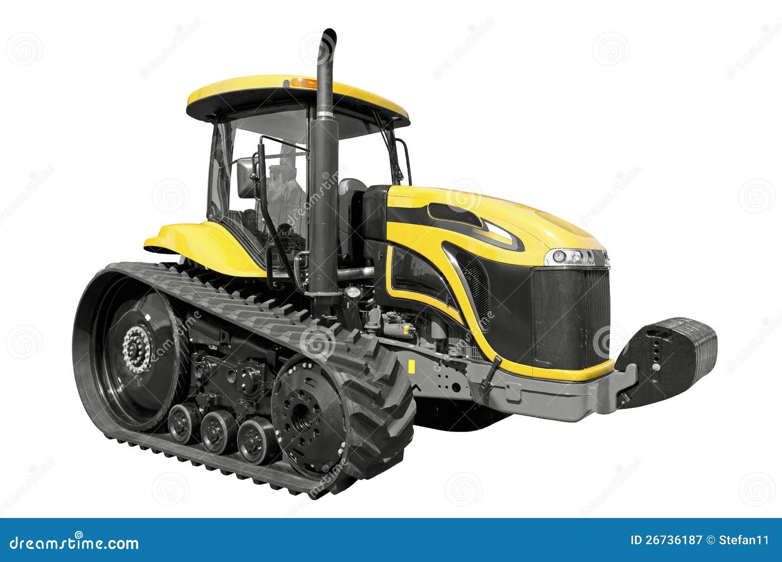Farm tractor stock image. Image of industrial, efficiency 26736187