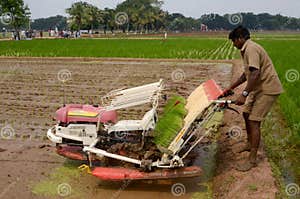 Farmer And Plough Machine Editorial Stock Photo Image Of Farm 34615628