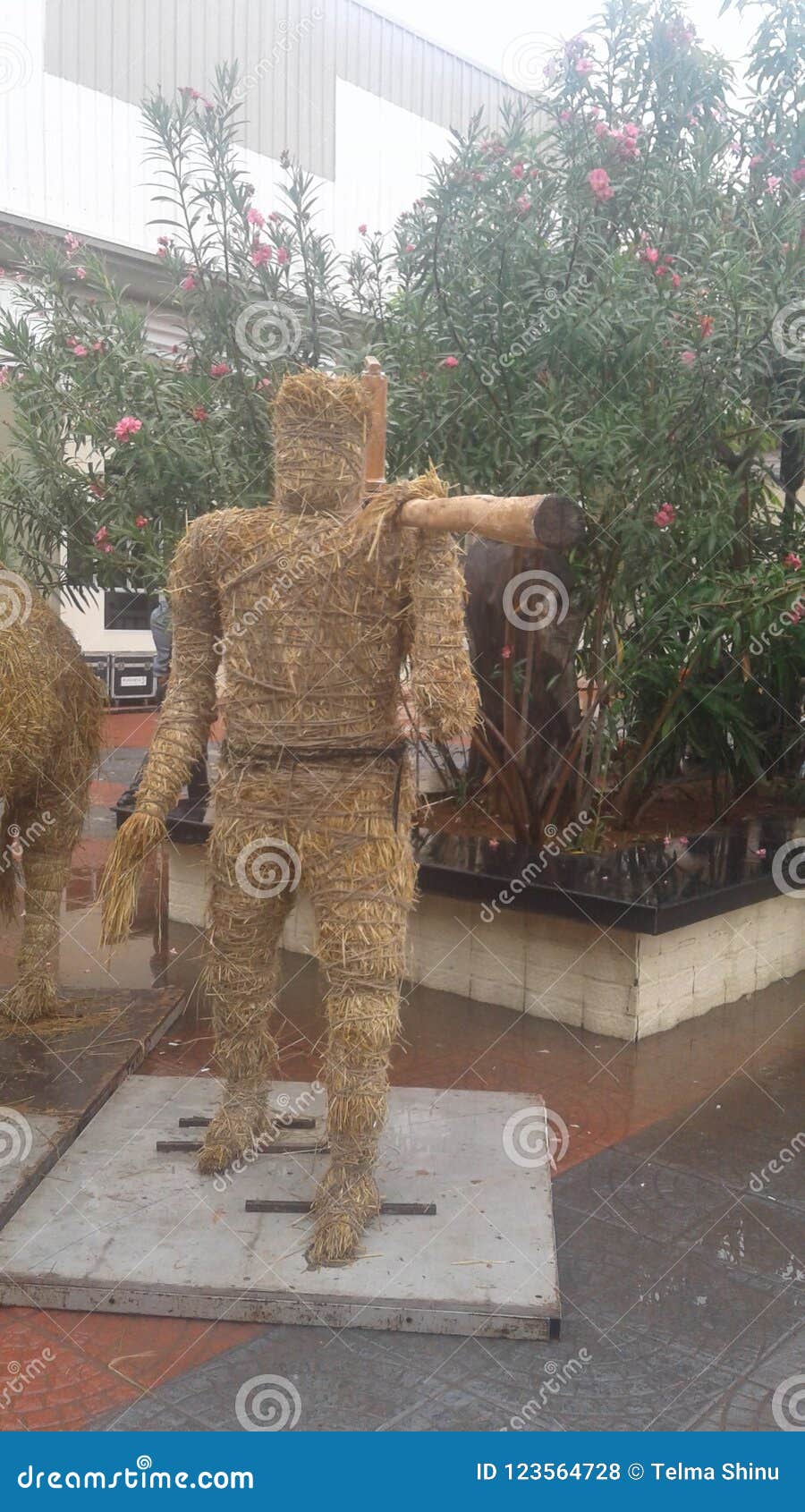 Farmer Statue stock photo. Image of grass, model, statue 123564728