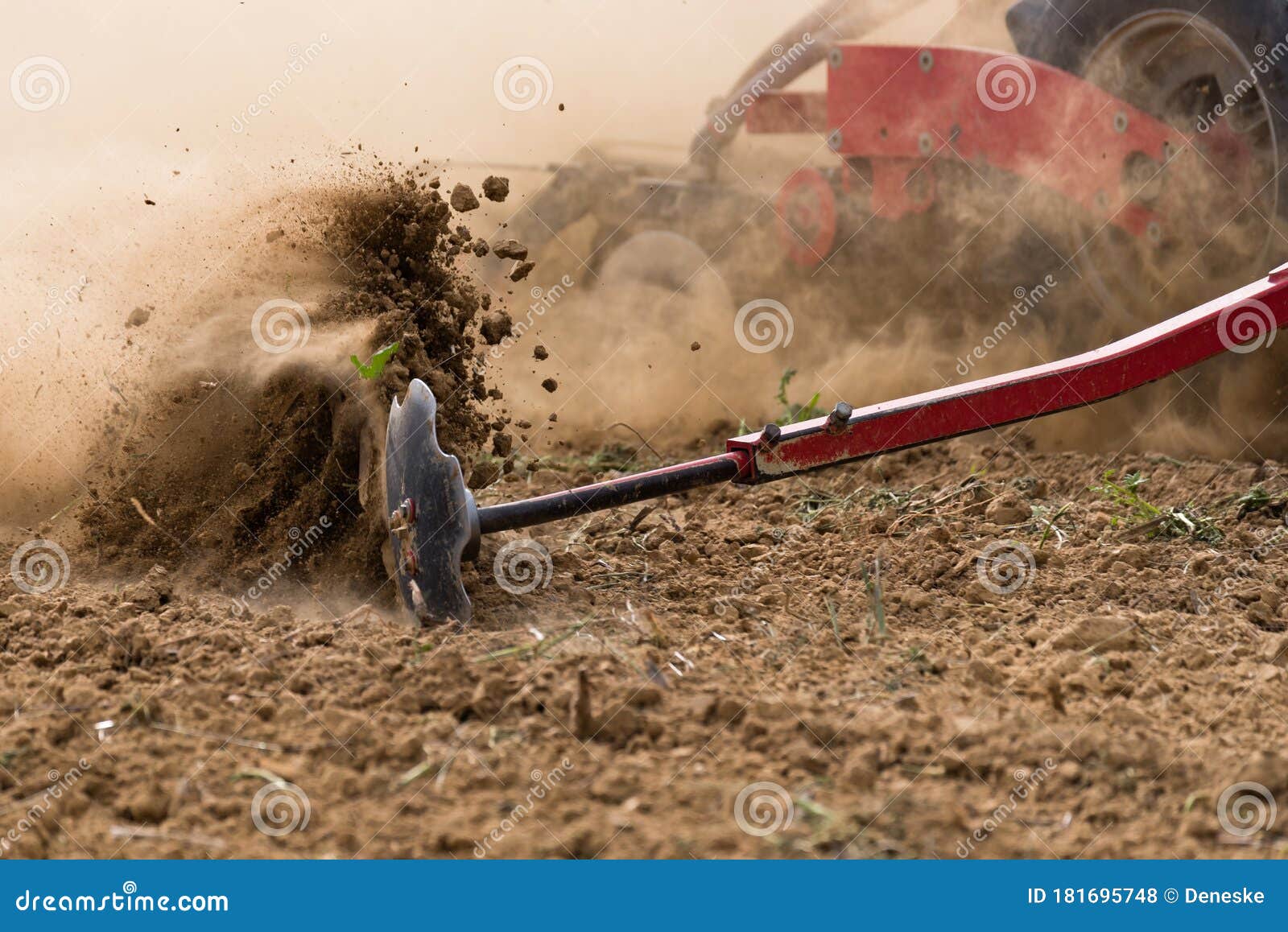 a farmer working on the field